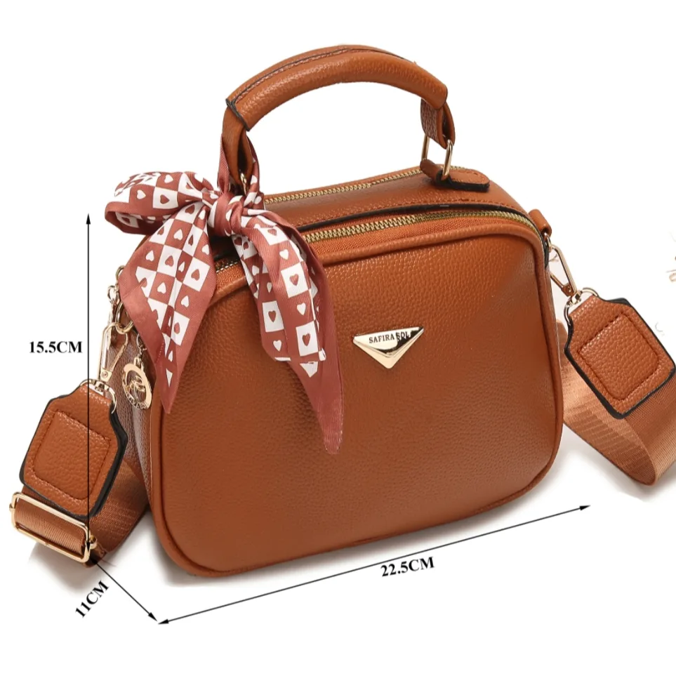 Bolsa Feminina Alca De Grossa Transversal com laco la338