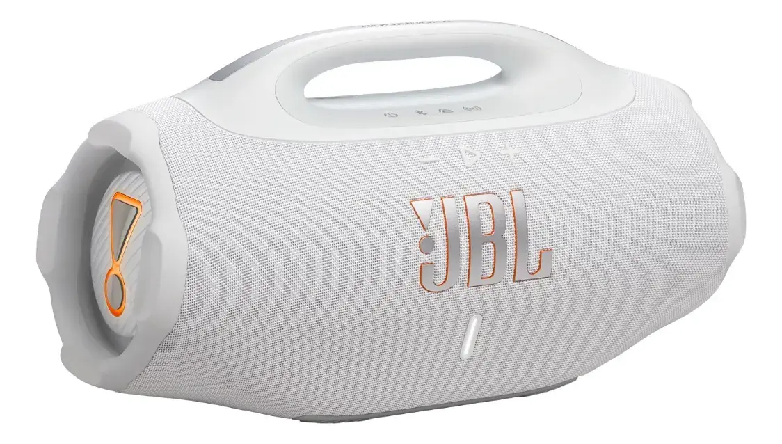 Caixa de Som Bluetooth A Prova D agua Boombox 4 JBL - Branca