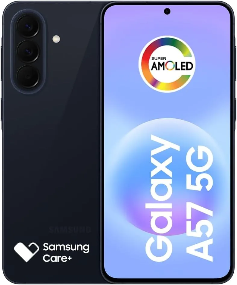 Celular Samsung Galaxy A57 5G 128GB, 8GB RAM, Camera 50MP, IP68, Super AMOLED 6.7, Recursos AI (Azul Escuro)