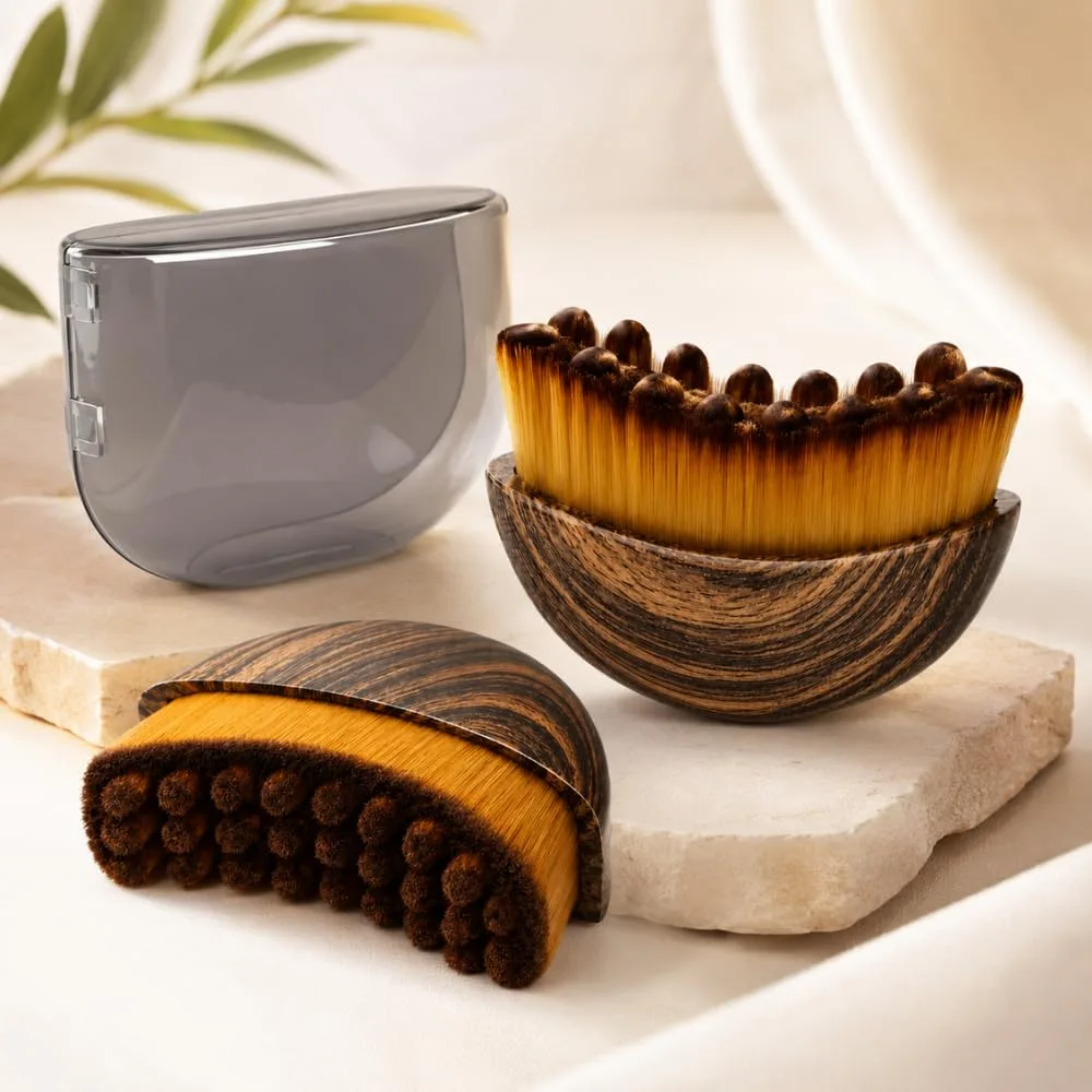 Escova Facial para Drenagem Linfatica, Lifting Facial e Massagem Facial | Auxilia na Reducao do Inchaco, Definicao do Contorno Facial, Estimula a Circulacao e Potencializa o Skincare | Cerdas Ultra Macias