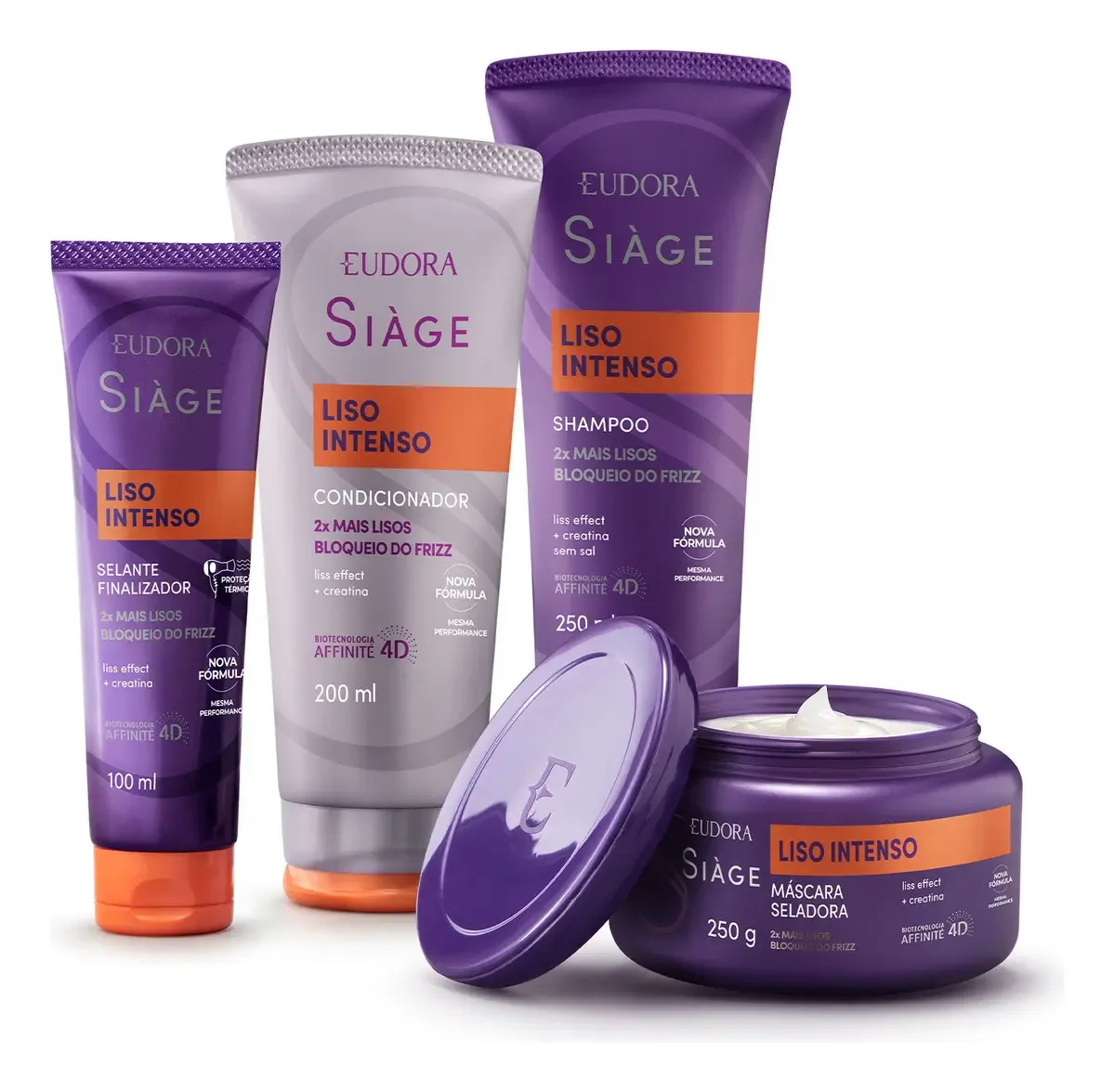 Eudora Kit Siage Liso Intenso (4 Itens)