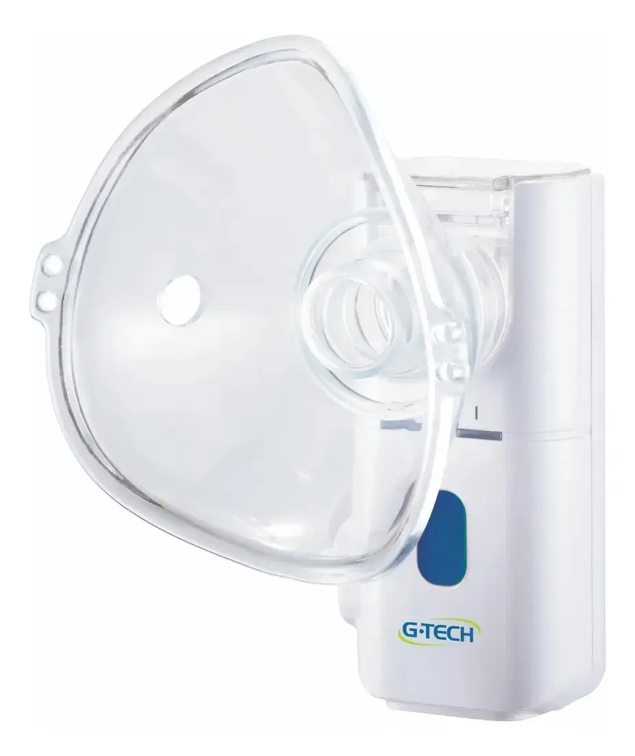 Inalador E Neb G-tech Nebmesh2 Adulto E Infantil Bivolt Branco