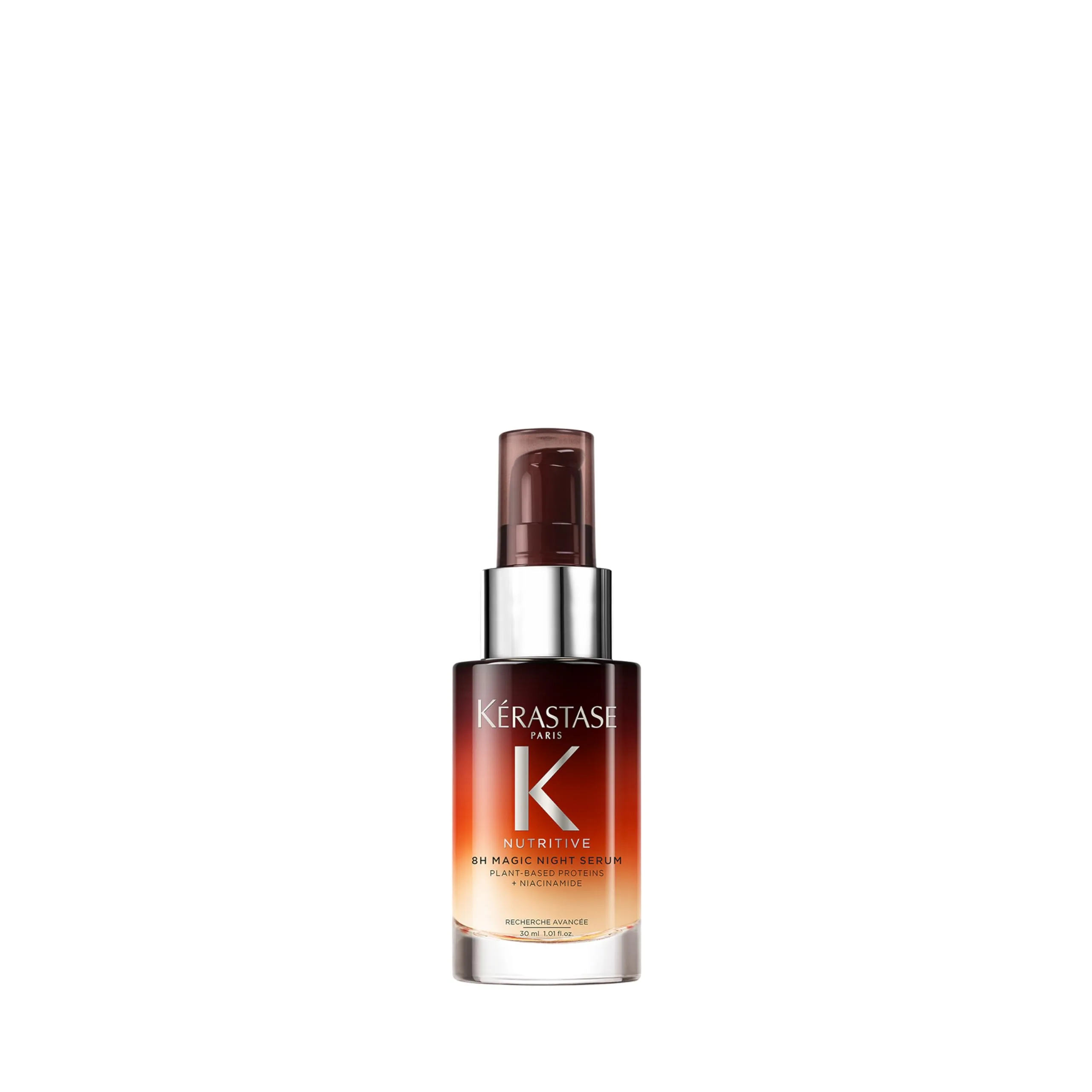 Kerastase Nutritive Serum Capilar Noturno 8H Magic Night Travel Size Para Cabelos Secos com Nutricao Profunda, Protecao Contra a Friccao do Travesseiro e Cabelos Mais Fortes 30ml