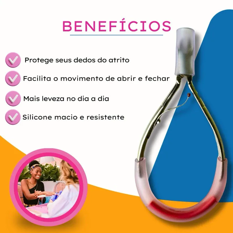 Mola de Silicone para Alicate de Cuticula Universal - Kits 10/20/30