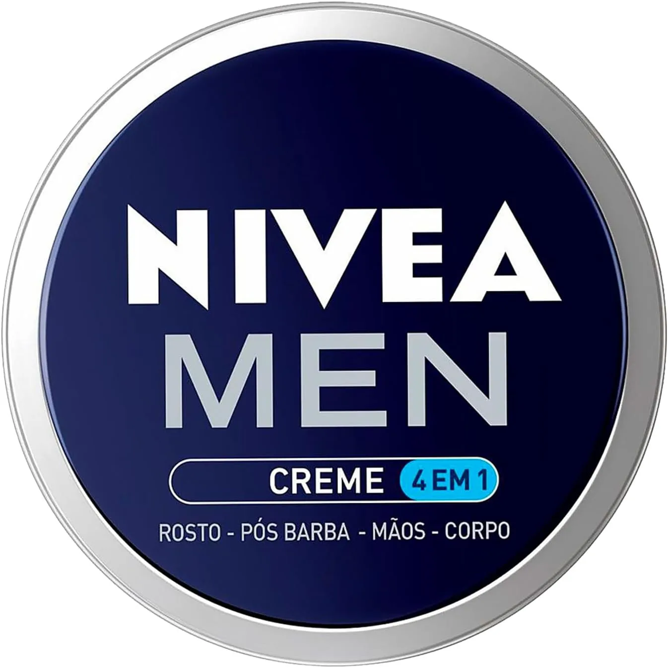 NIVEA MEN Creme 4 em 1 75g, Hidratacao Intensa, Evita Ressecamento, Corporal, Facial, Maos, Pos Barba, Pele Normal e Extrasseca