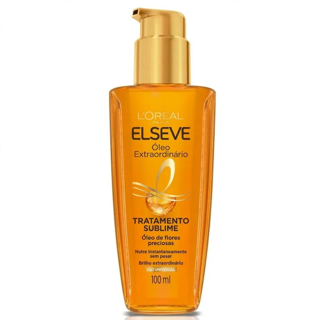 Oleo Extraordinario Elseve LOreal 100ml Nutricao, Brilho e Controle do Frizz