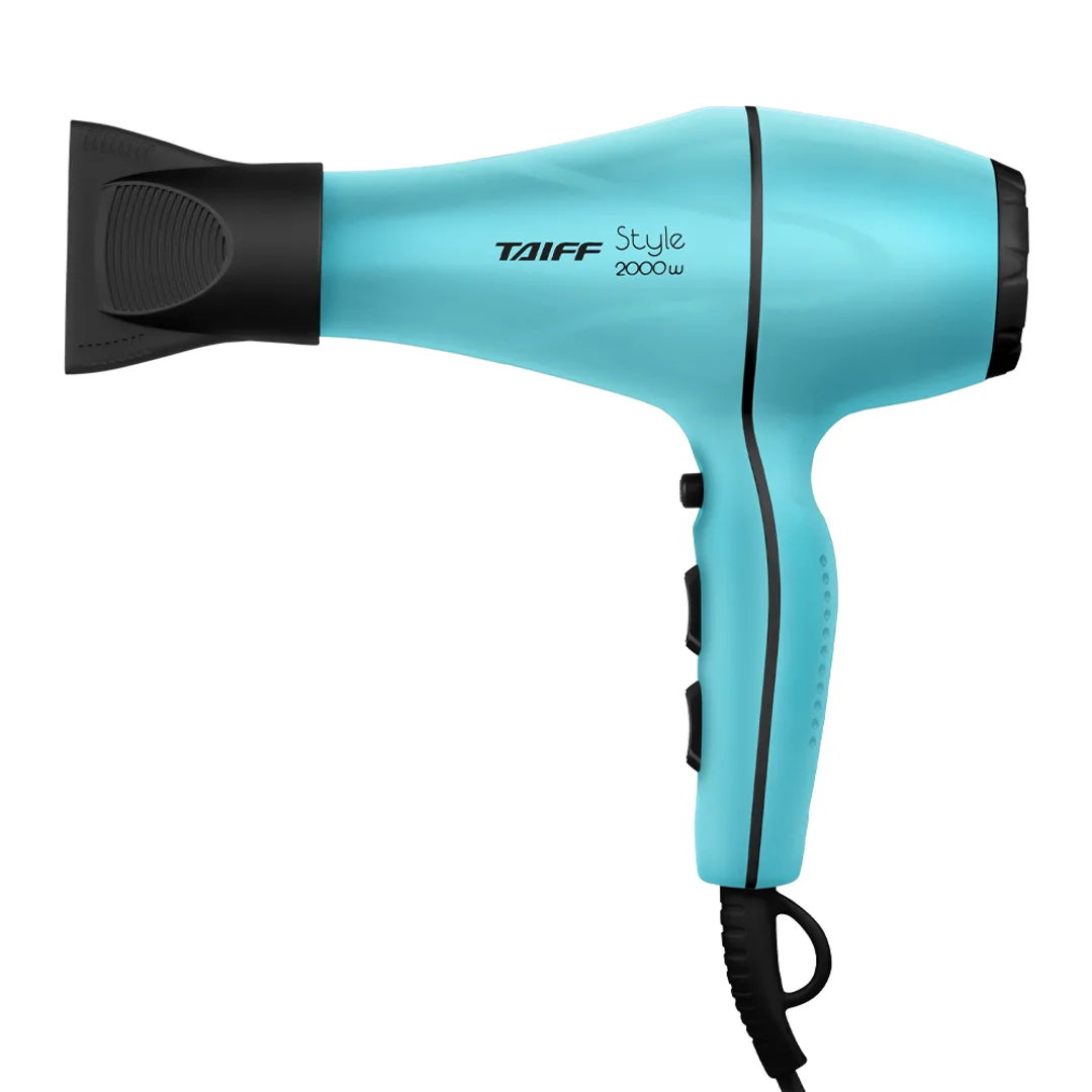 Secador De Cabelos Leve, Ergonomico E Potente Cor Azul-tiffany