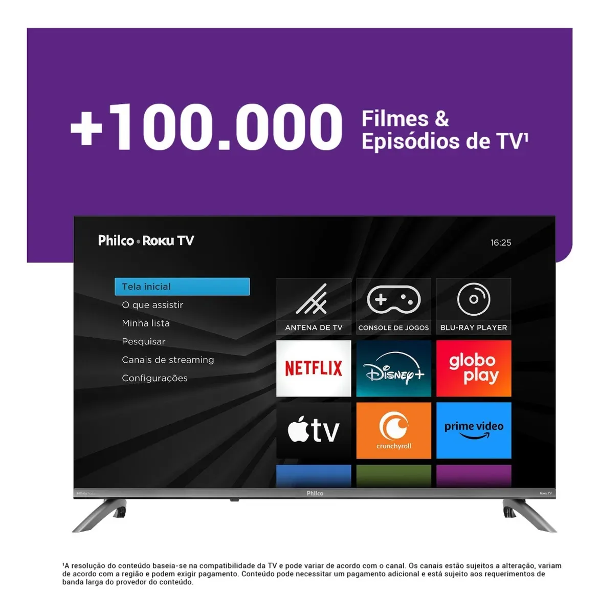 Smart Tv 32 Philco Roku Tv Dolby Audio Hdr10 P32crb