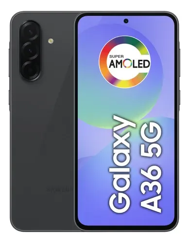 Smartphone Samsung Galaxy A36 5g 128gb 6gb Ram Câmera Tripla De Ate 50mp Selfie De 12mp Ip67 Super Amoled 6.7' Nfc Recursos Ai Android E Seguranca Snapdragon - Preto