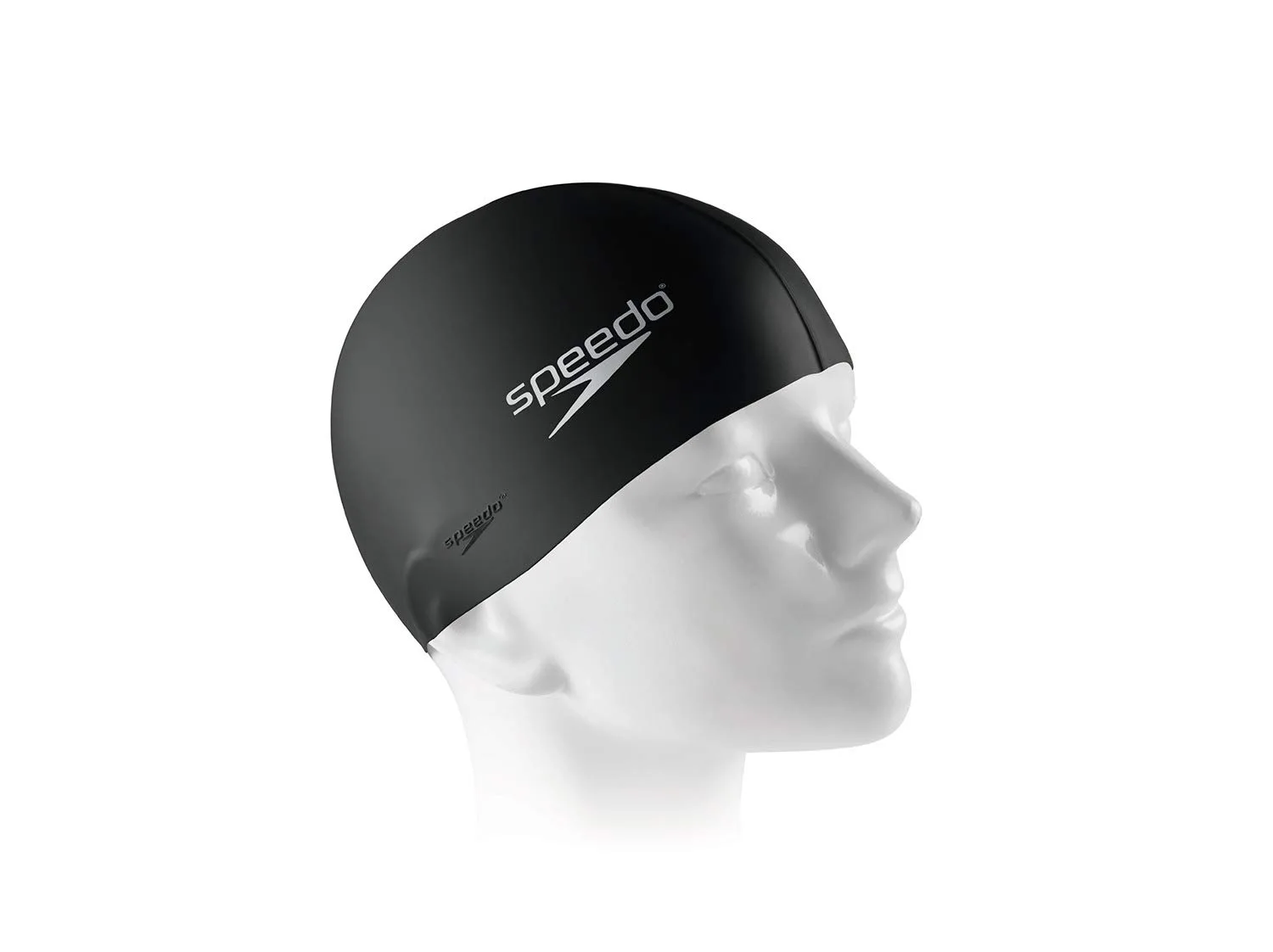 Touca de Natacao, Speedo, Flat Cap, Silicone Resistente com Encaixe Confortavel,Tamanho Unico
